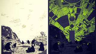 Glow-in-the-dark <em>2001: A Space Odyssey</em> poster is mind-blowing when the lights go out